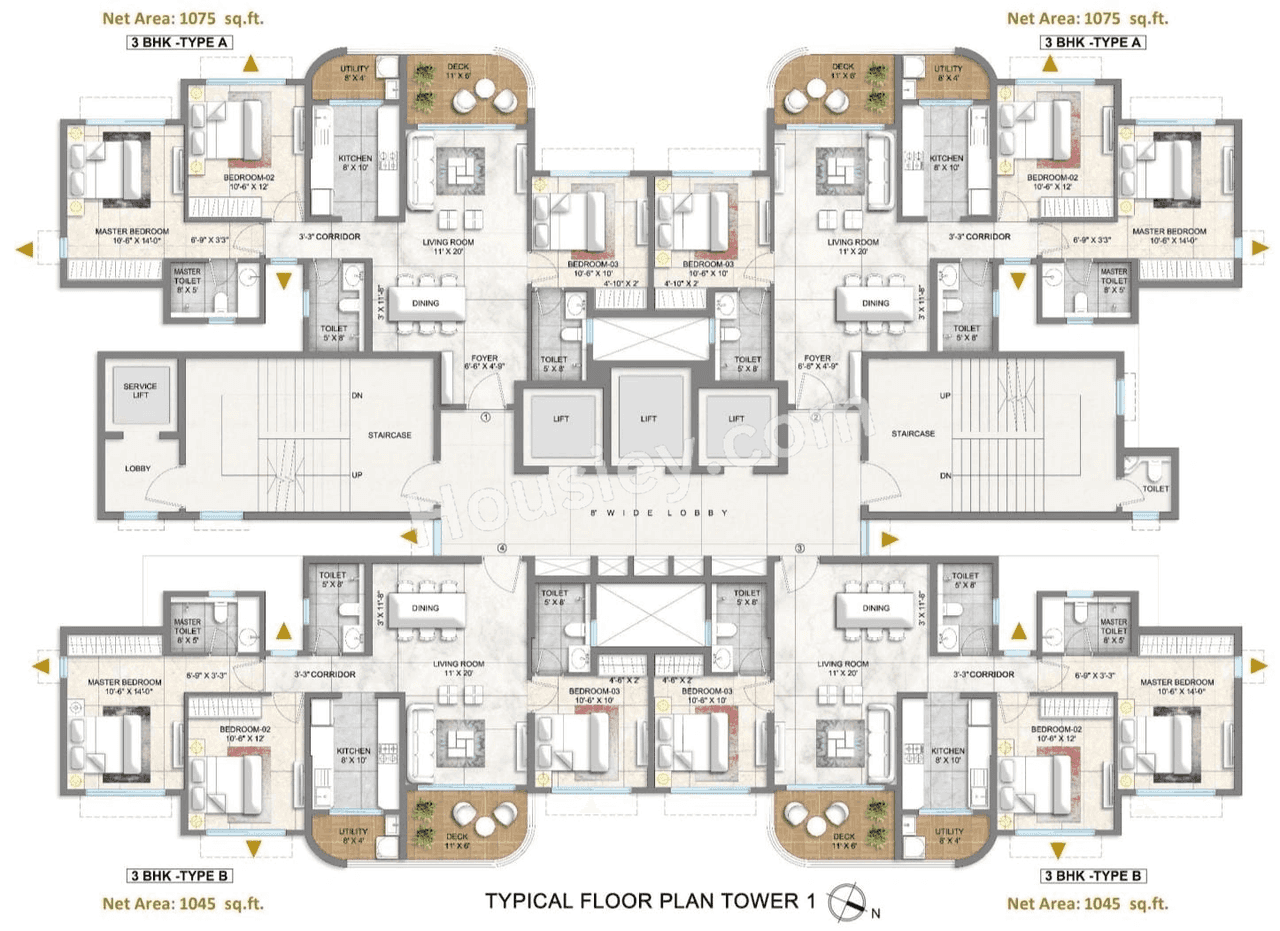 Lodha Corinthia Floor plan 6