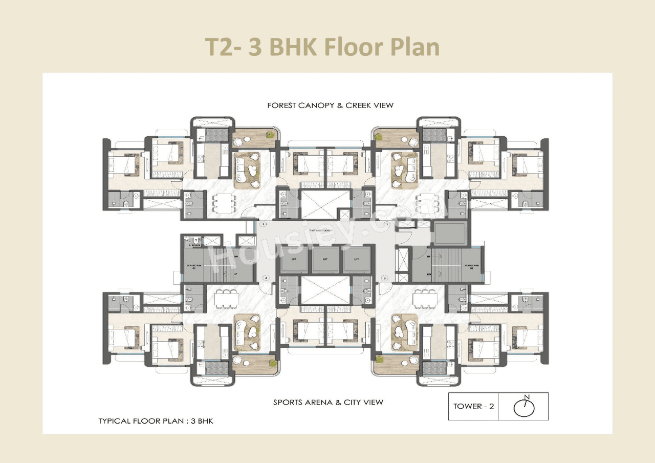 Lodha Elanor Kolshet Floor plan 1