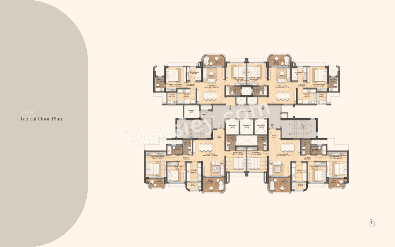 Lodha Elanza Floor plan 1