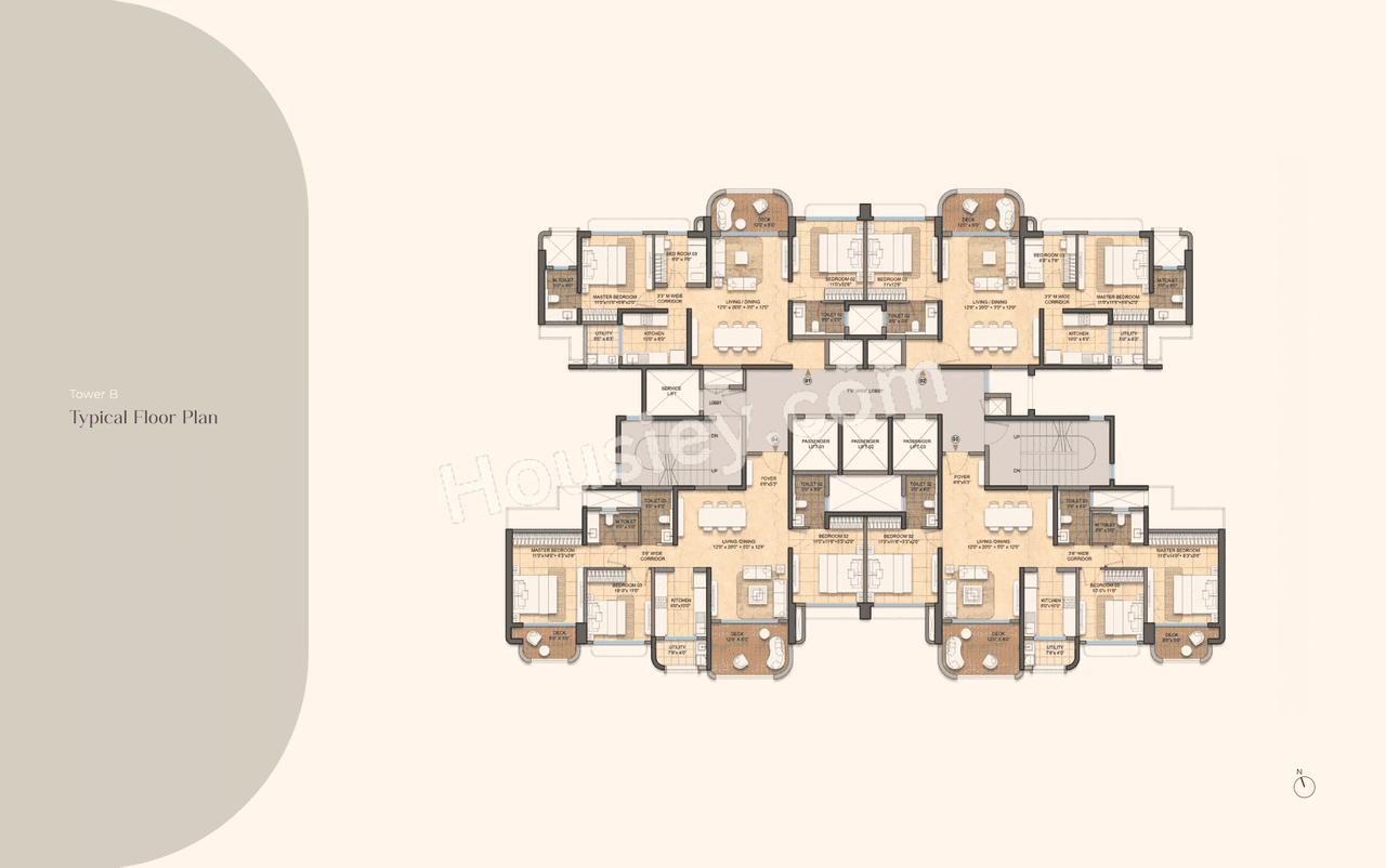 Lodha Elanza Floor plan 2