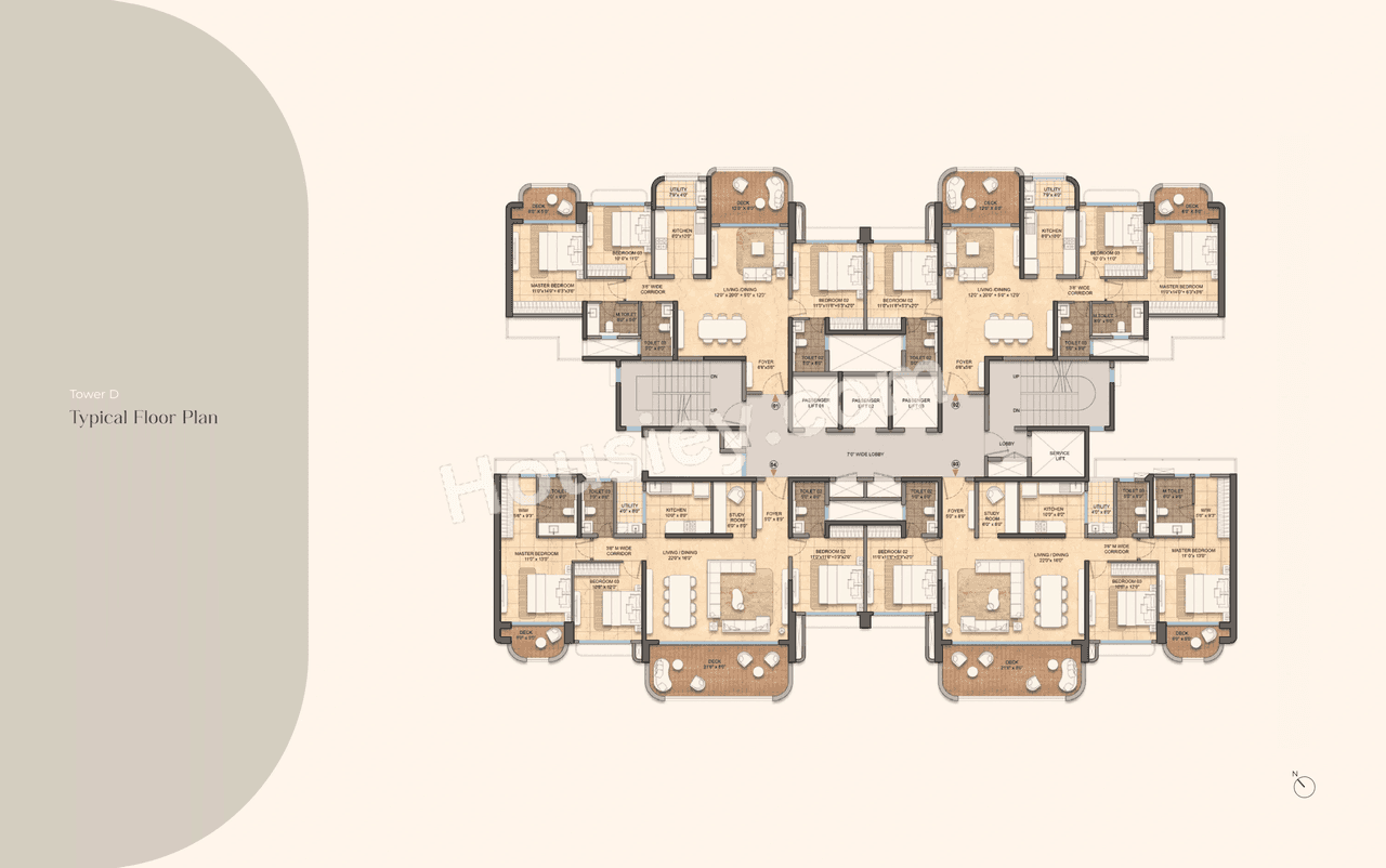 Lodha Elanza Floor plan 4