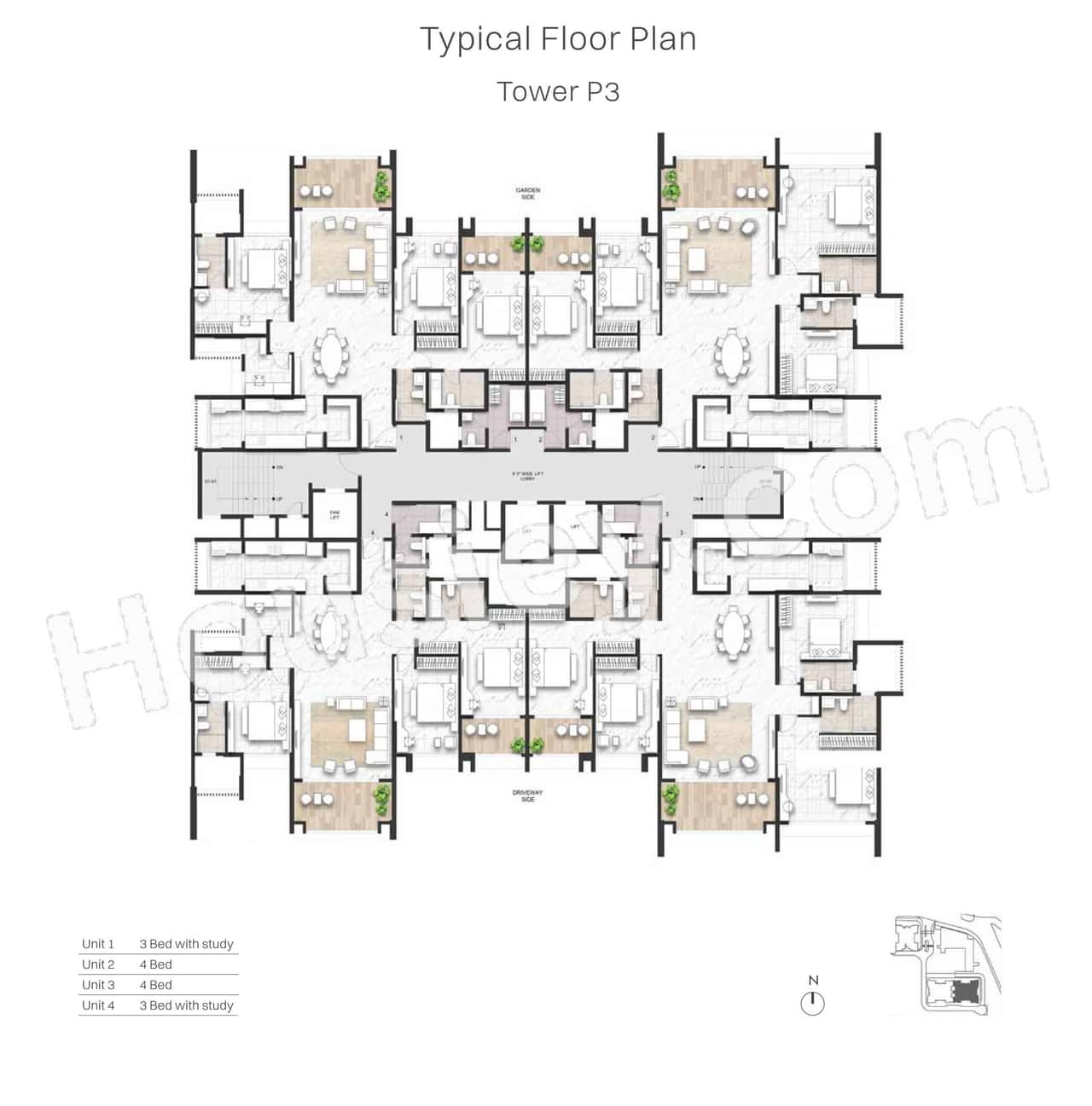 Lodha Giardino Floor plan 8