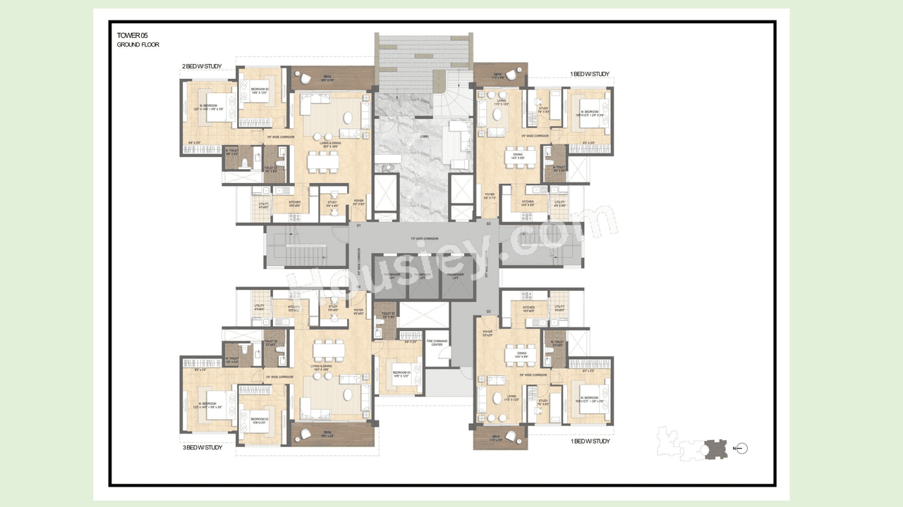 Lodha Mirabelle Floor plan 1