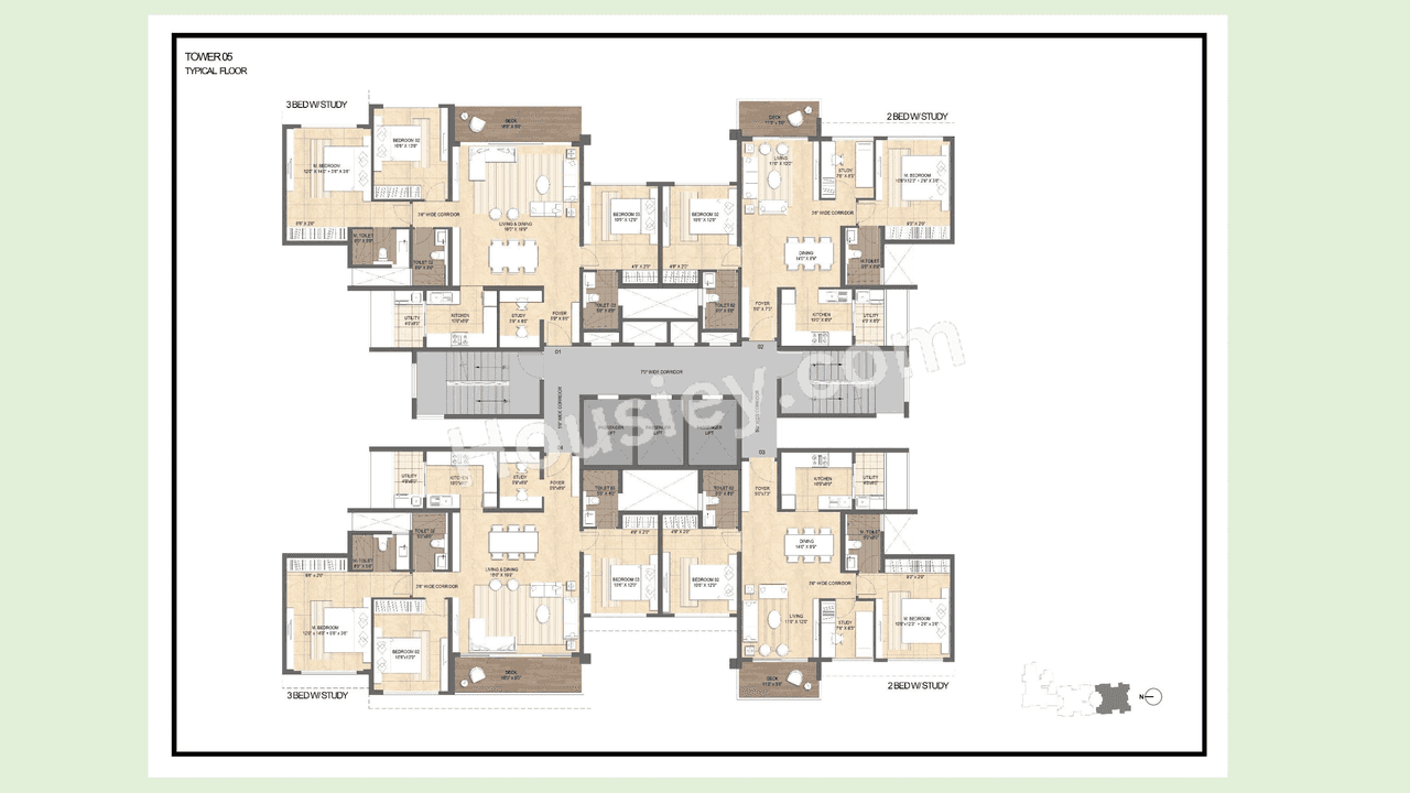 Lodha Mirabelle Floor plan 2