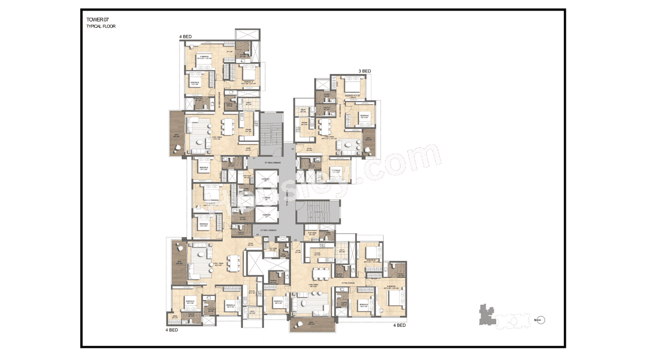 Lodha Mirabelle Floor plan 4