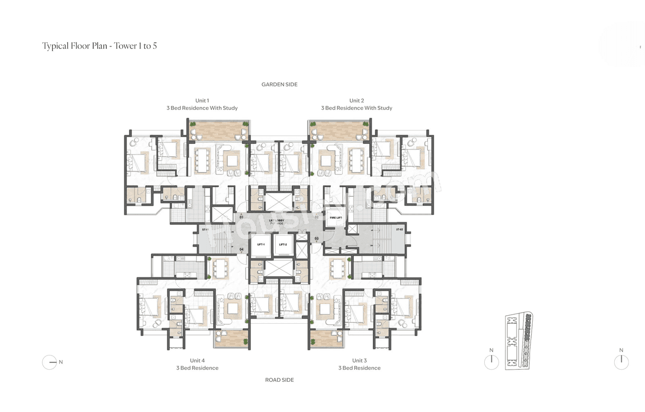 Lodha Premium kharadi Floor plan 2