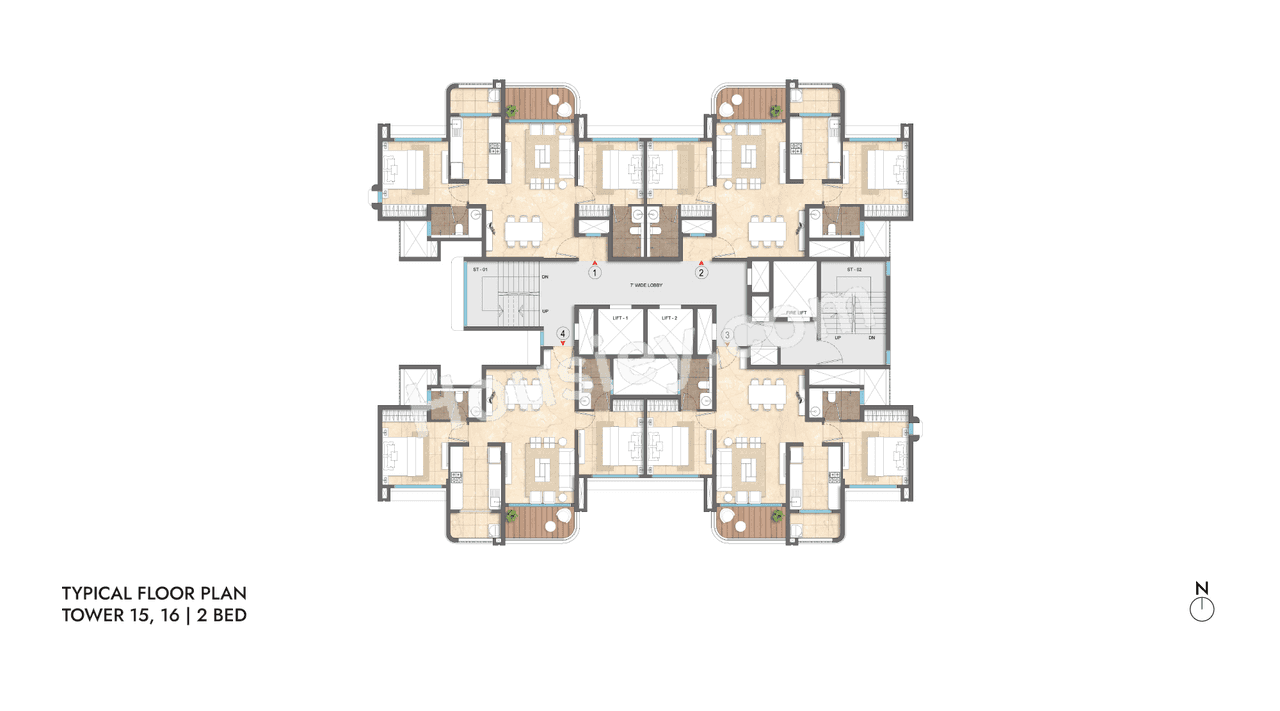 Lodha Sylvan Floor plan 1