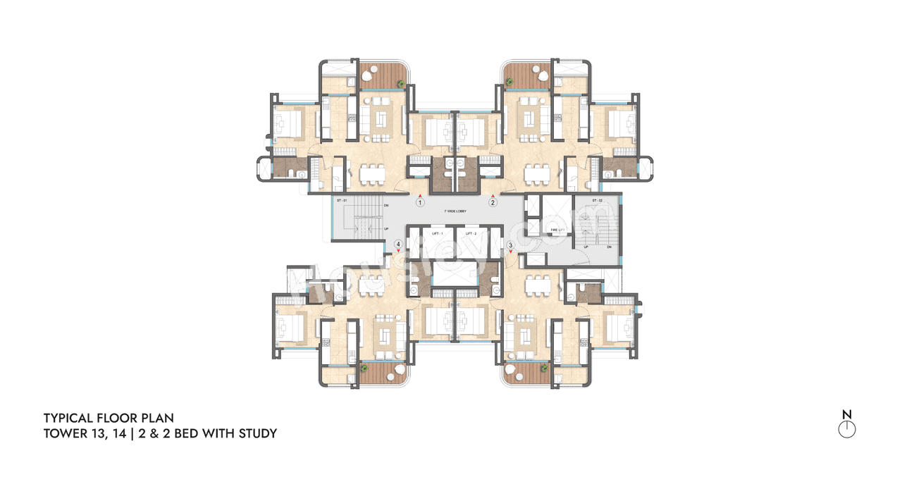 Lodha Sylvan Floor plan 2
