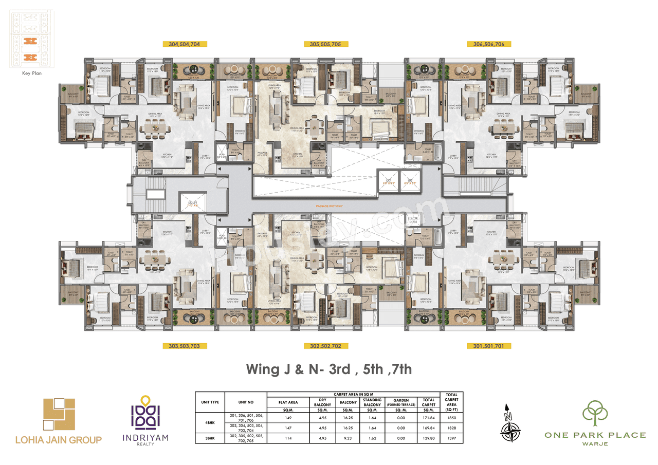 Lohia Jain One Park Place Floor plan 1