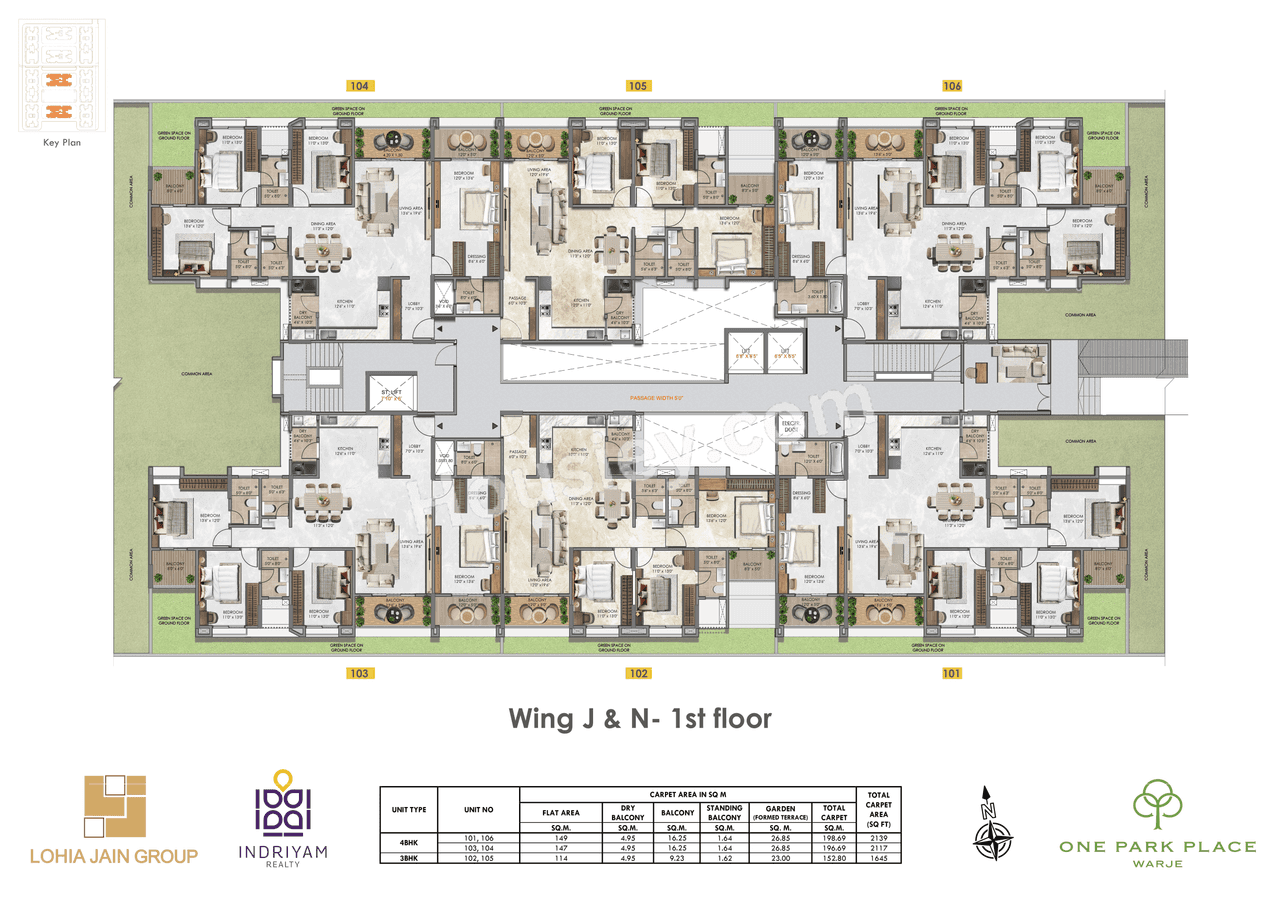 Lohia Jain One Park Place Floor plan 2