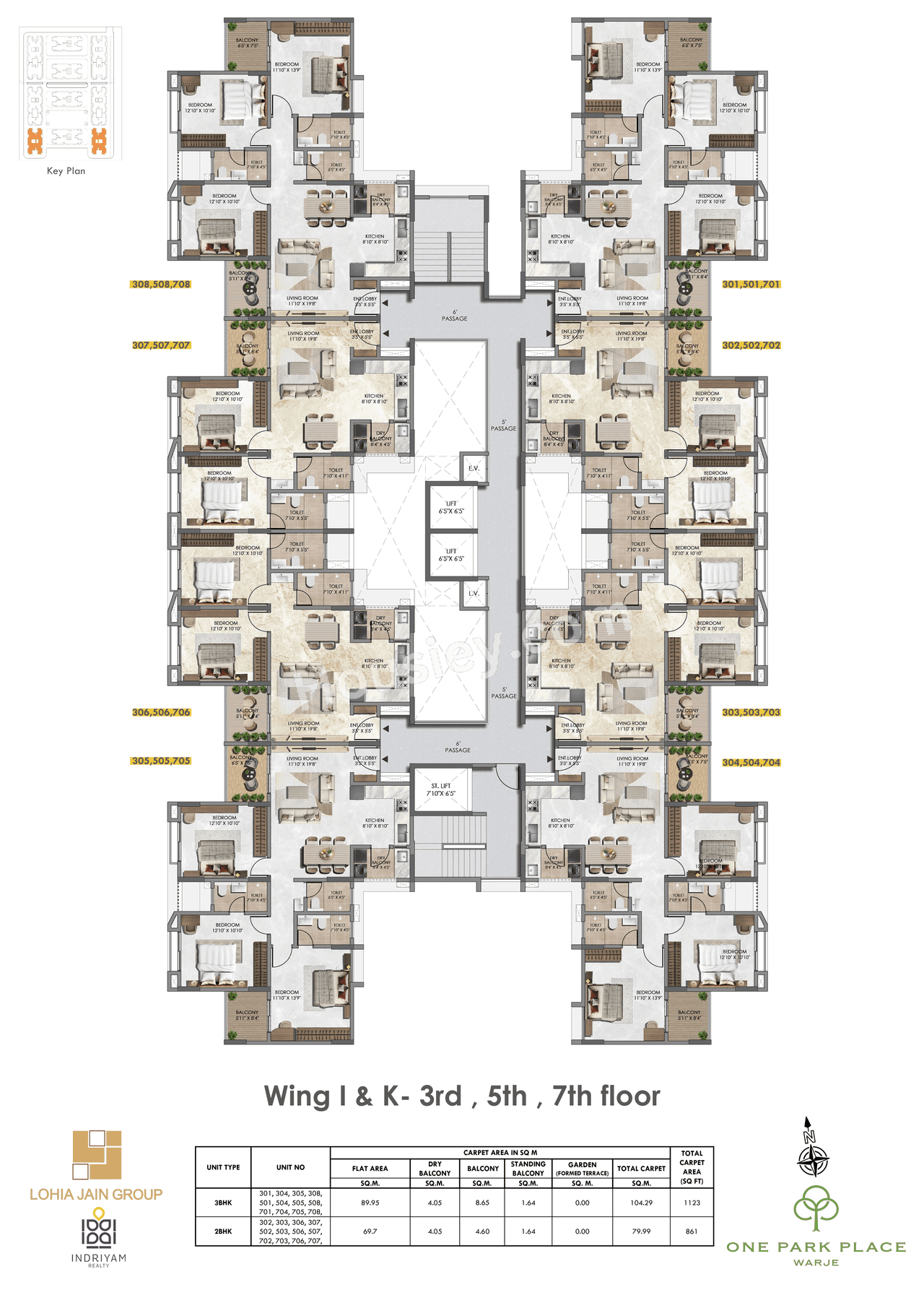 Lohia Jain One Park Place Floor plan 4