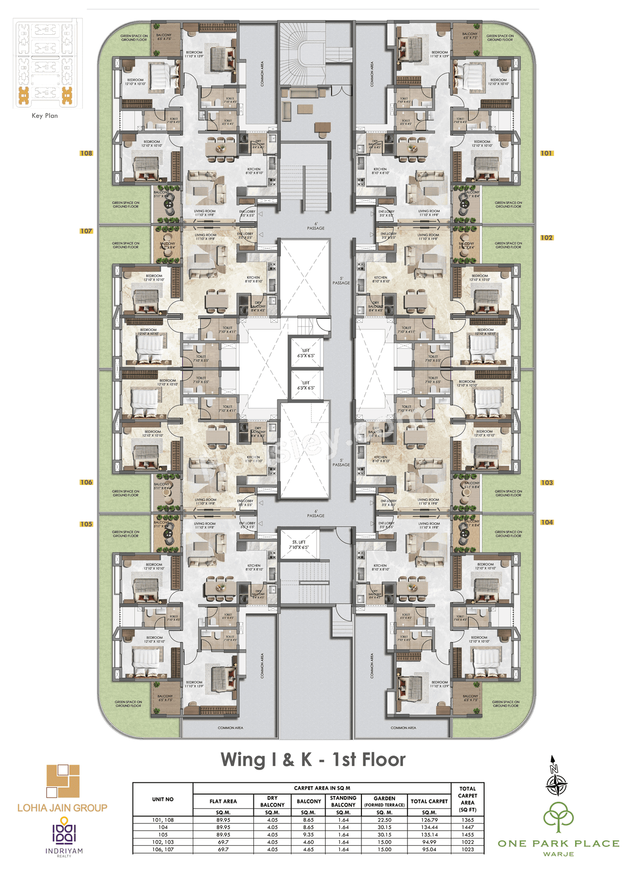 Lohia Jain One Park Place Floor plan 5
