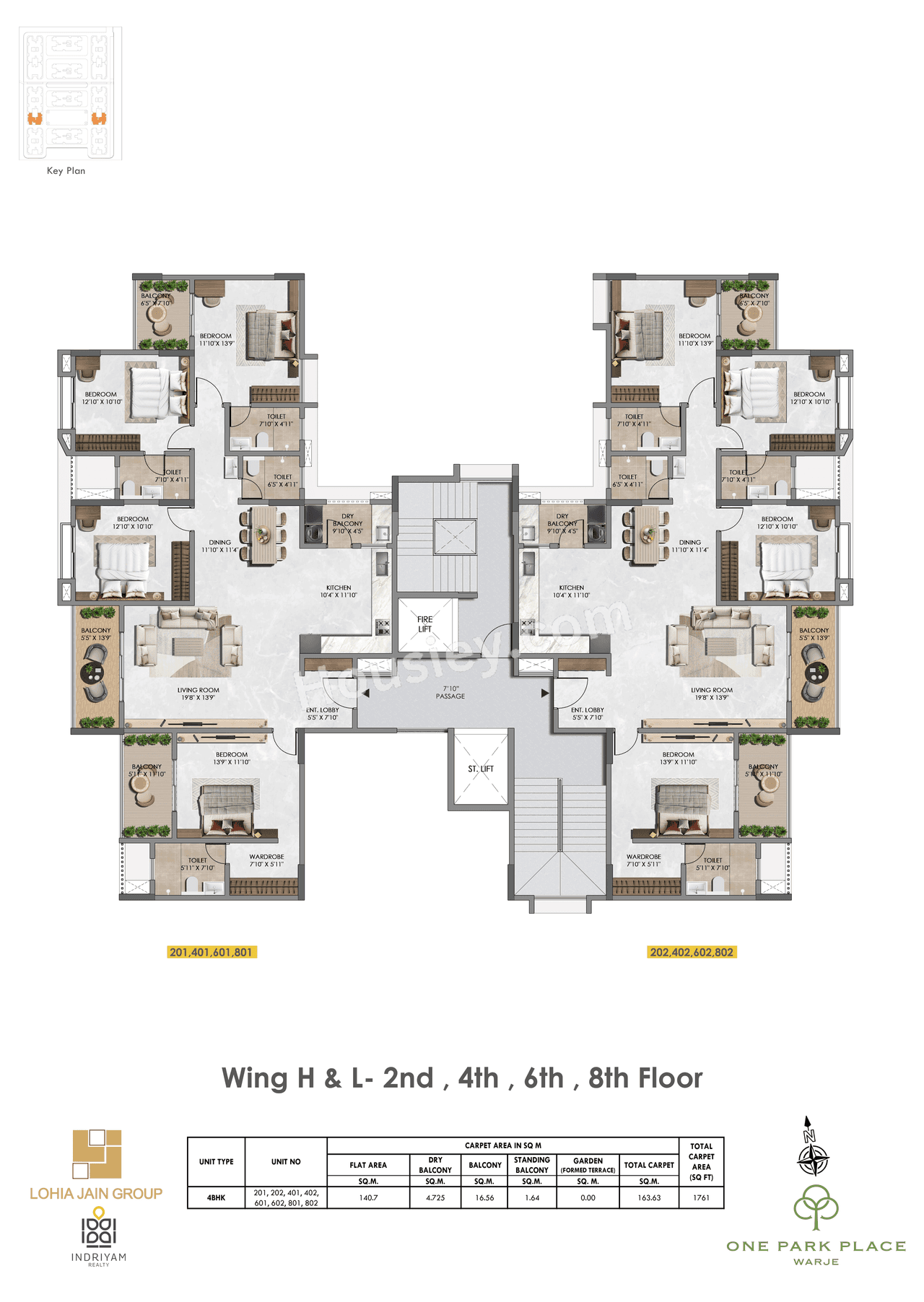 Lohia Jain One Park Place Floor plan 9