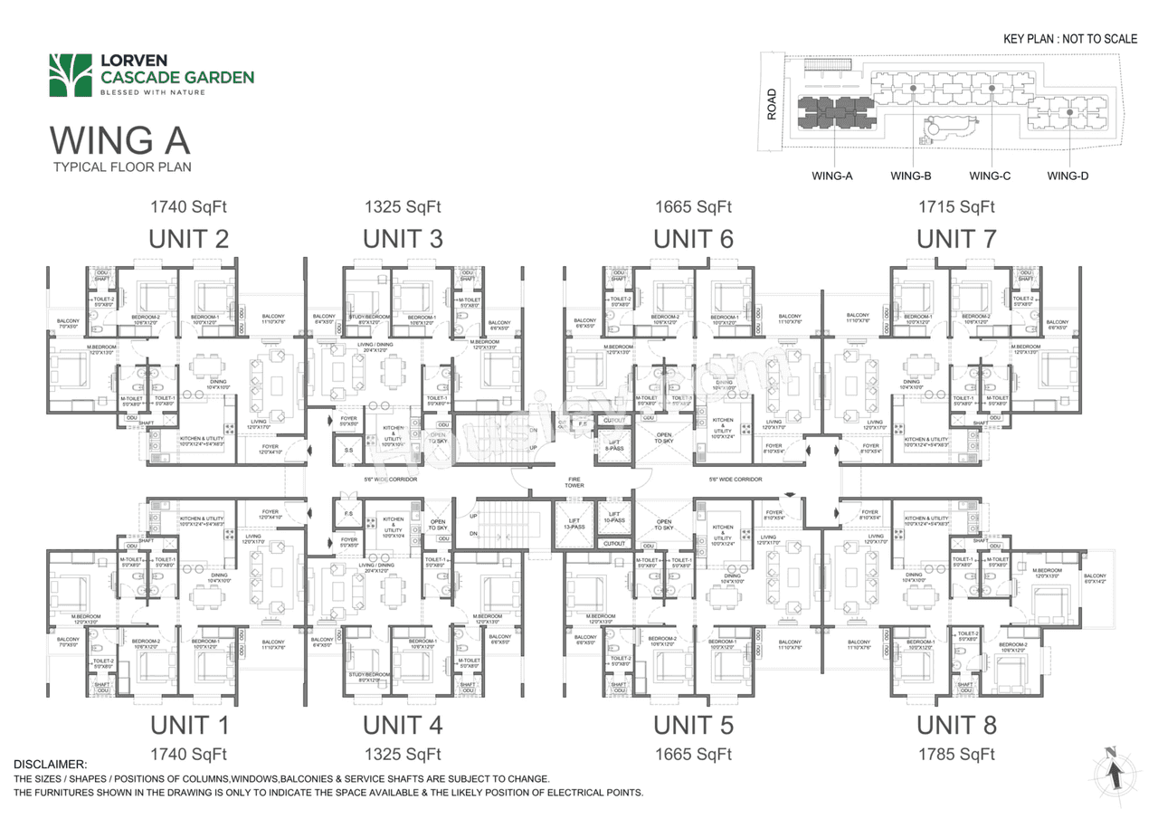 Lorven Cascade Garden Floor plan 2