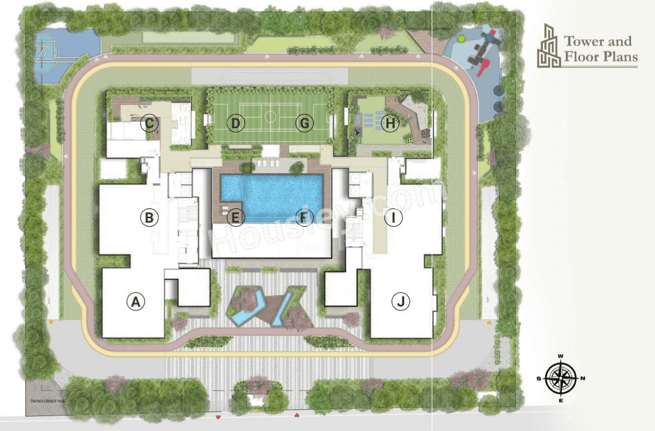 Lumbini Elysee Floor Plan