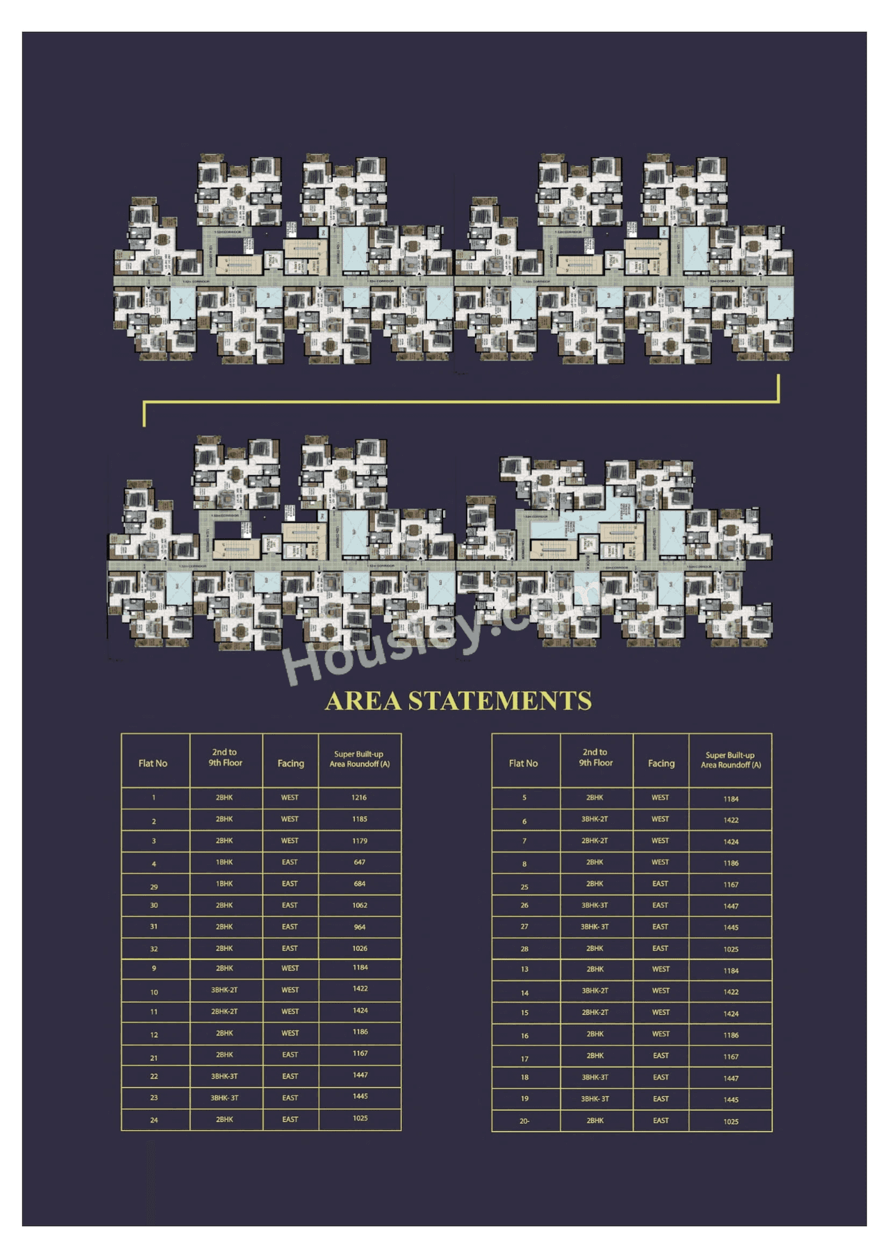 Mahaveer Highlands Floor plan 1