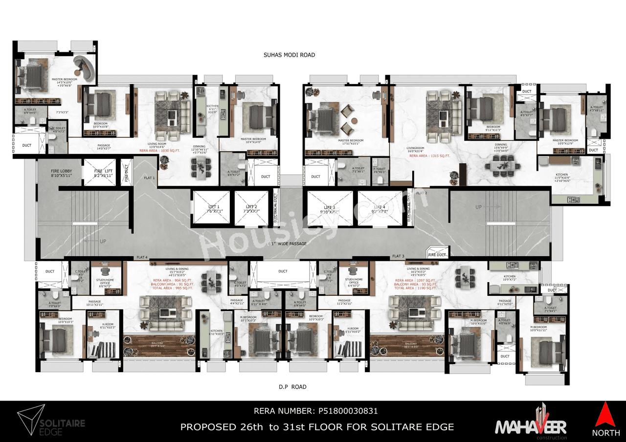 Mahaveer Solitaire Edge Floor plan 1