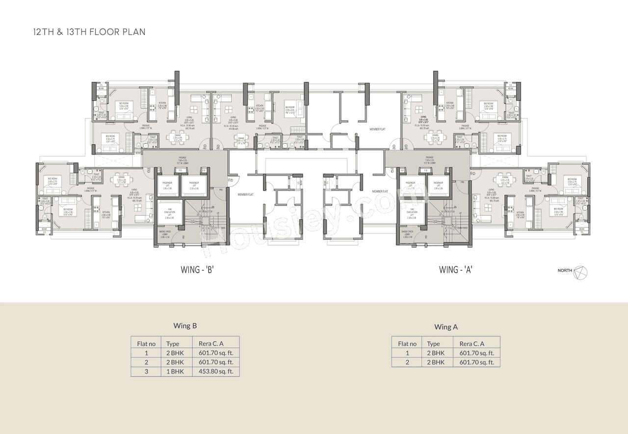 Mahavir Suryalok Floor plan 1
