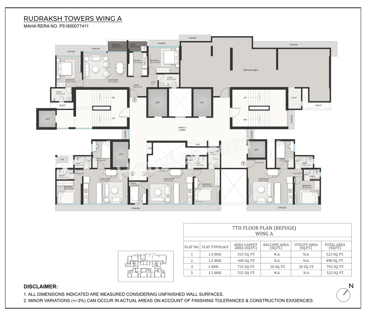 Mahesh Rudraksh Towers Master Plan