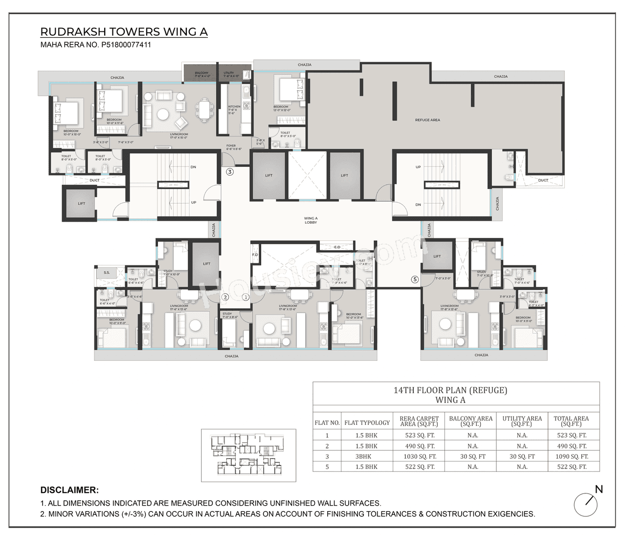 Mahesh Rudraksh Towers Floor plan 2