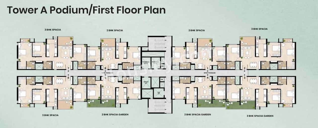 Mahindra Ivy Lush Floor plan 1