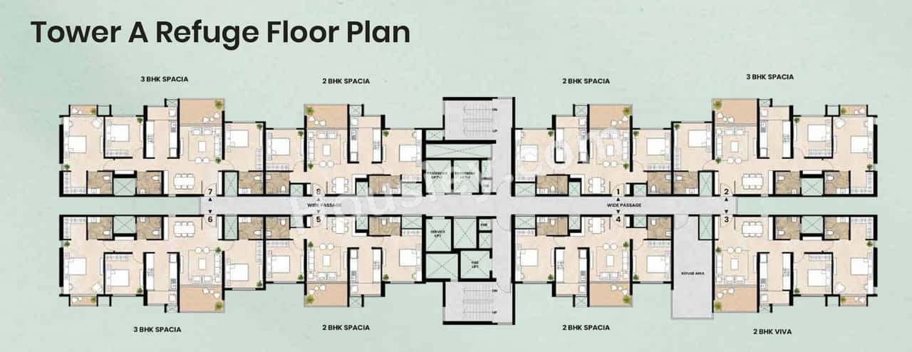 Mahindra Ivy Lush Floor plan 3