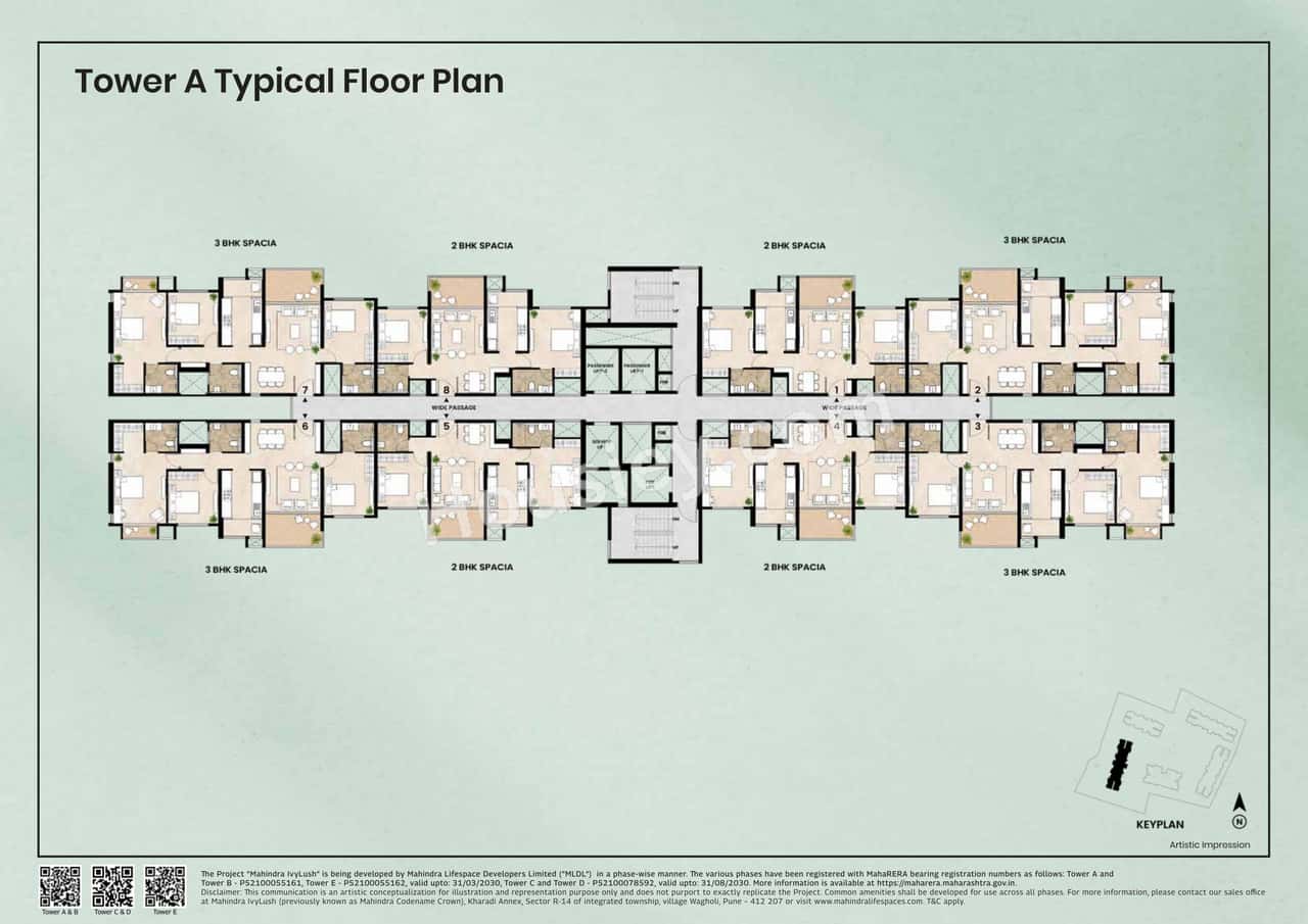 Mahindra Ivy Lush Floor plan 4