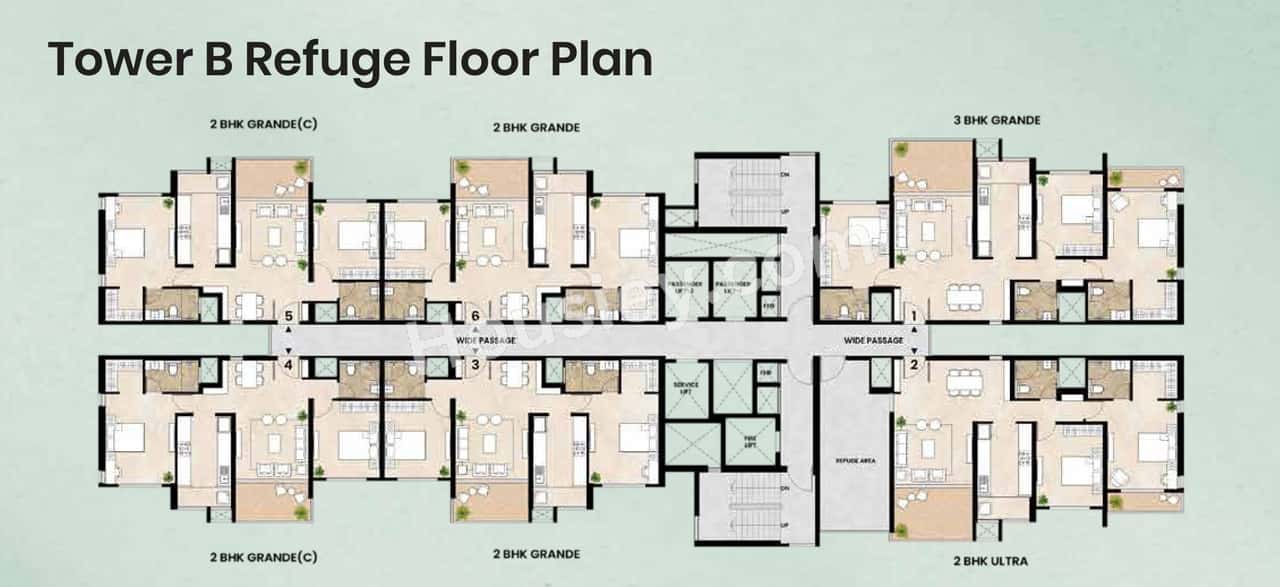 Mahindra Ivy Lush Floor plan 7
