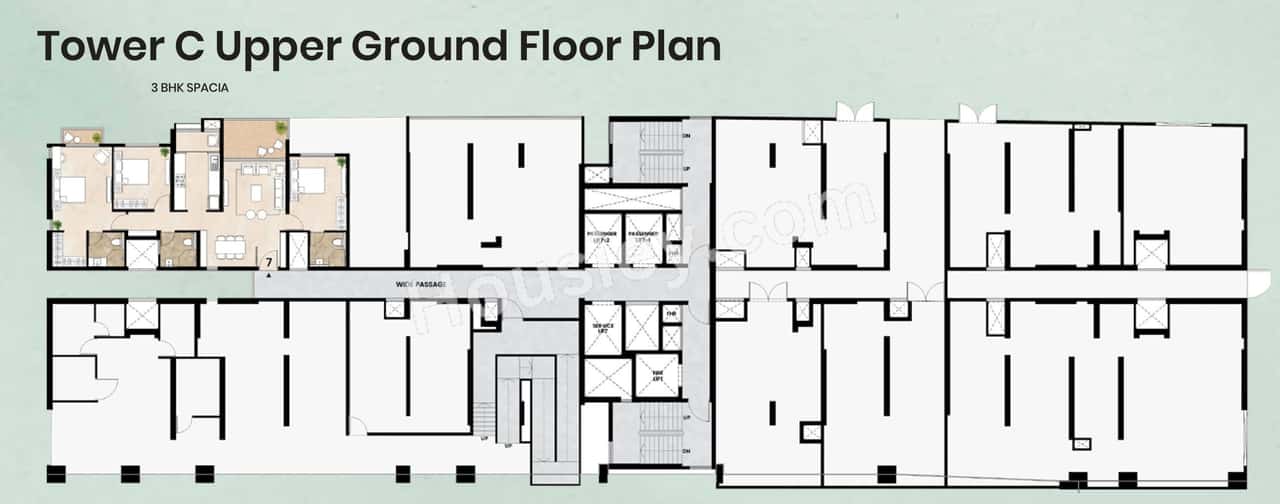 Mahindra Ivy Lush Floor plan 13