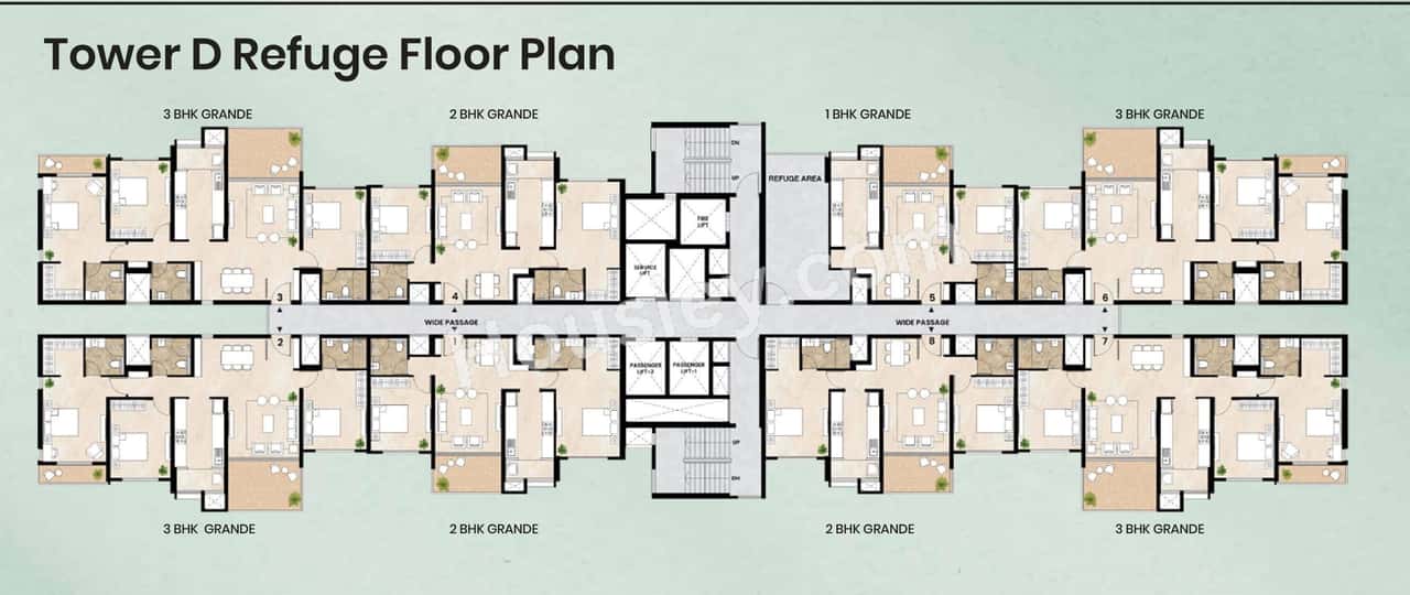 Mahindra Ivy Lush Floor plan 15