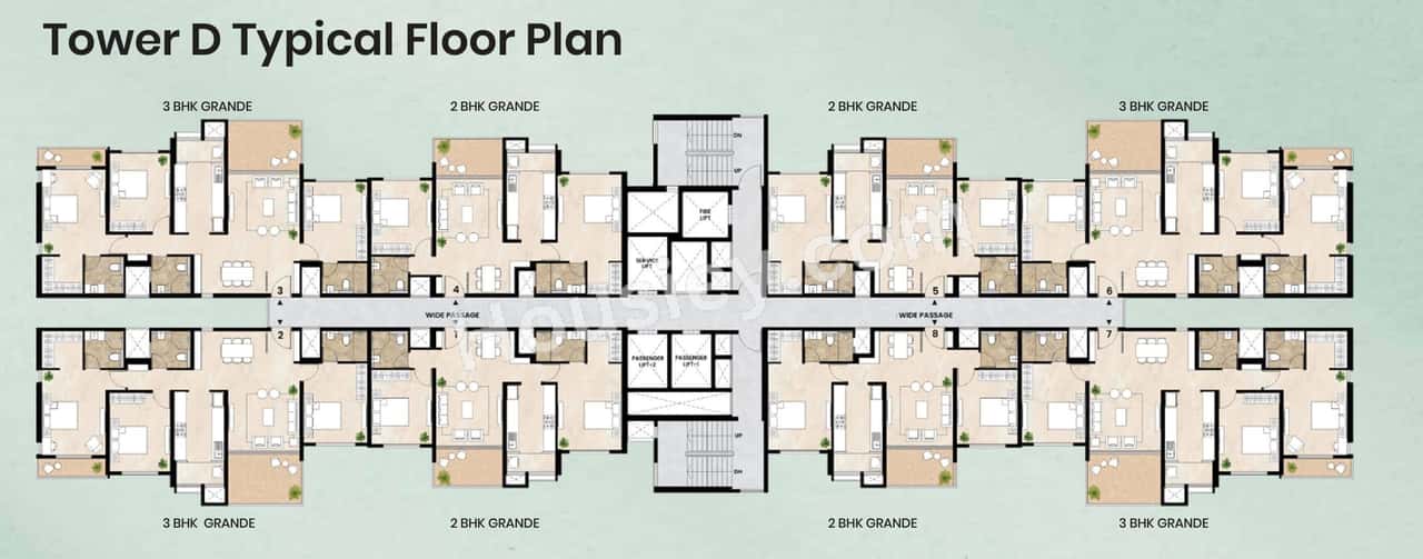 Mahindra Ivy Lush Floor plan 16