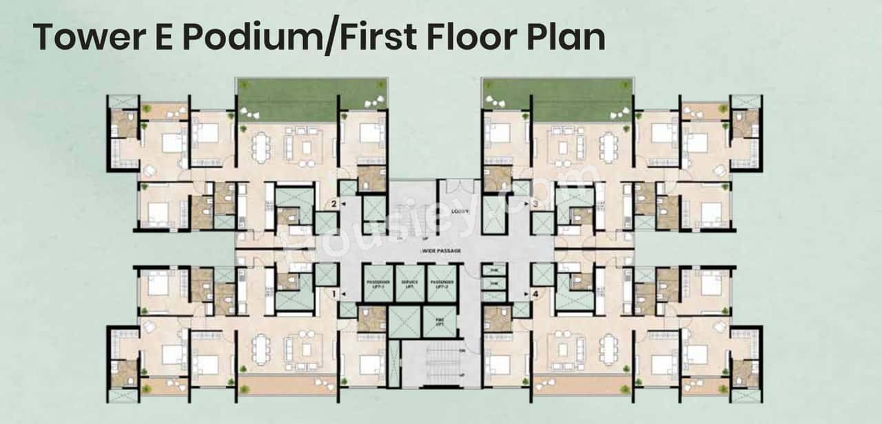 Mahindra Ivy Lush Floor plan 18
