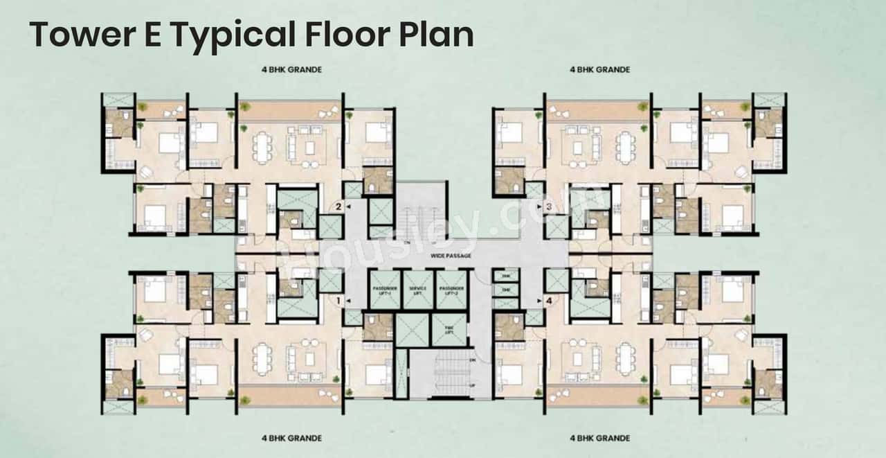 Mahindra Ivy Lush Floor plan 20