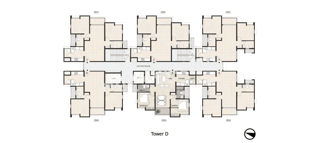 Mahindra Lakewoods Floor plan 1