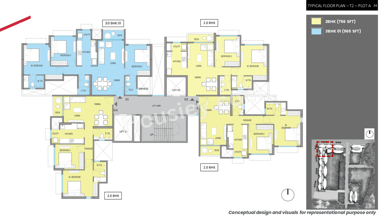 Mahindra Marina 64 Floor plan 2