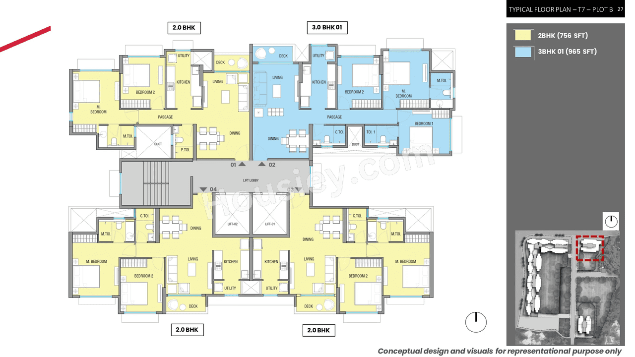 Mahindra Marina 64 Floor plan 3