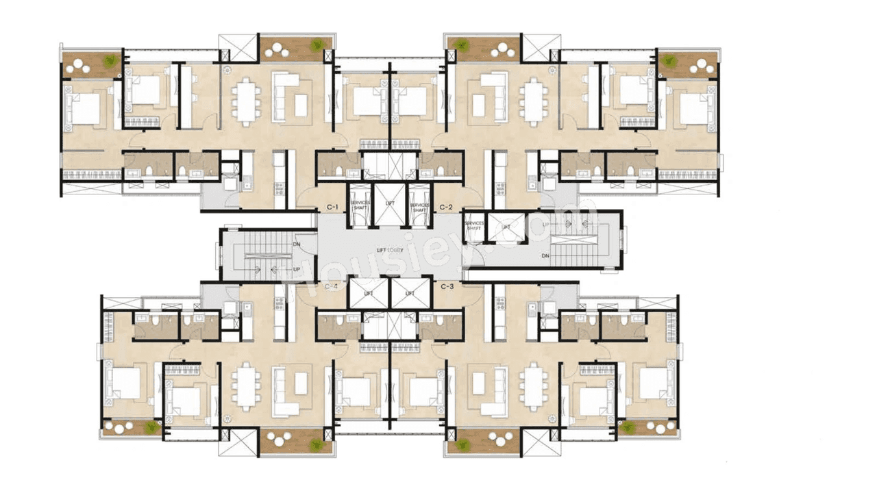 Mahindra Zen Floor Plan