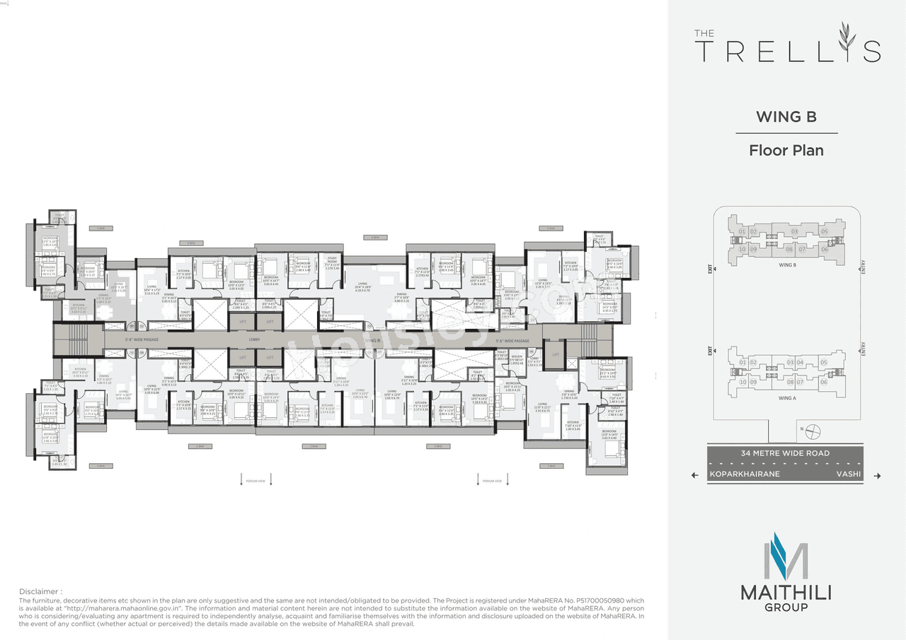 Maithili The Trellis Floor plan 2