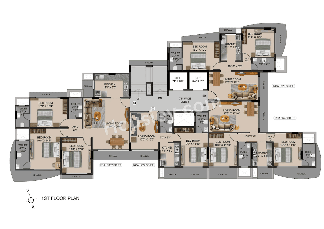 Majestic Narulla Ekaya Floor plan 1