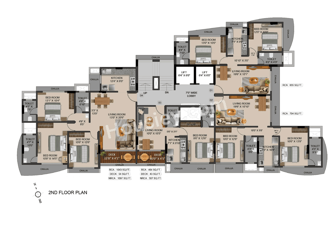 Majestic Narulla Ekaya Floor plan 2
