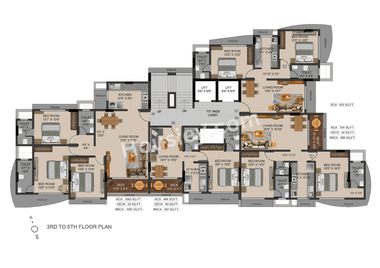 Majestic Narulla Ekaya Floor plan 3