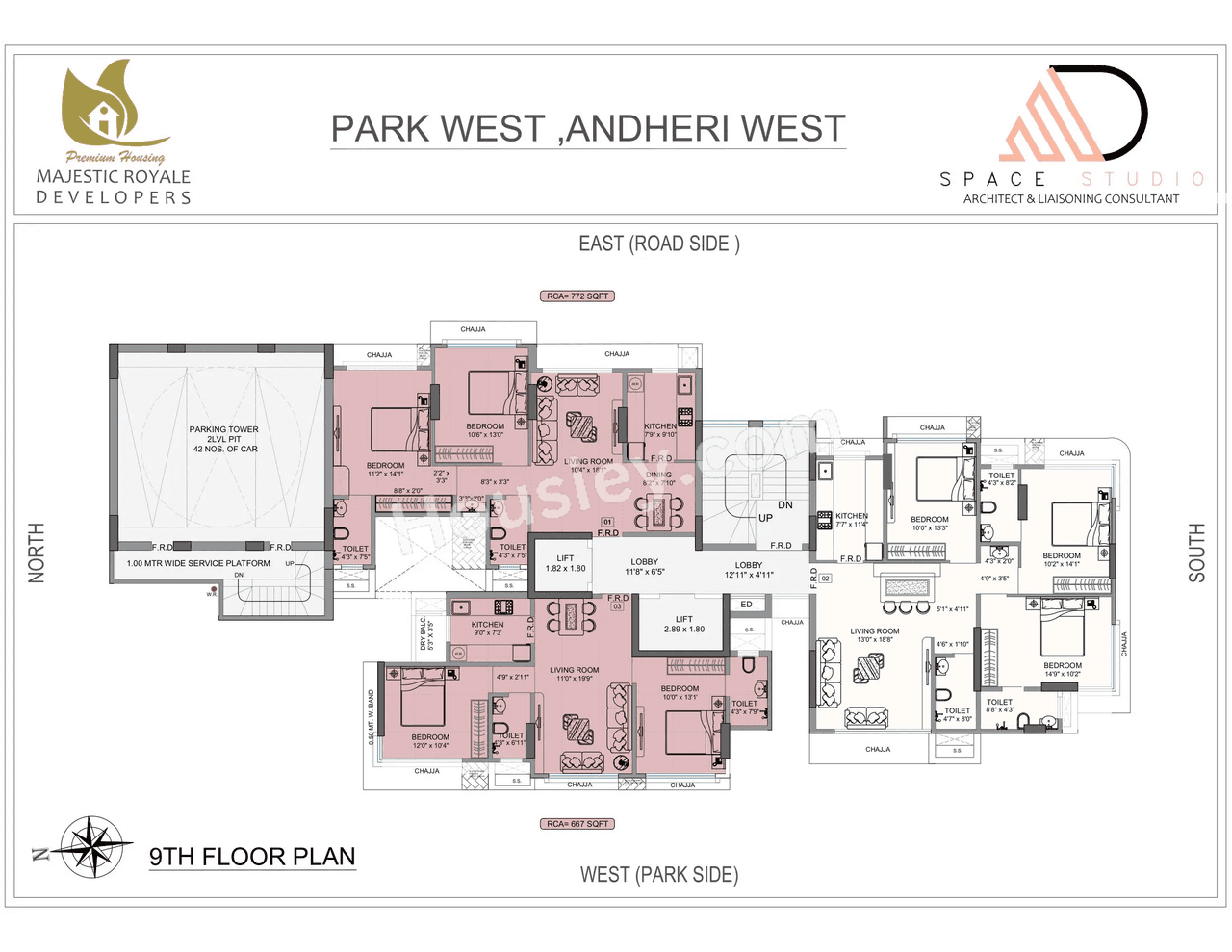 Majestic Park West Floor plan 3