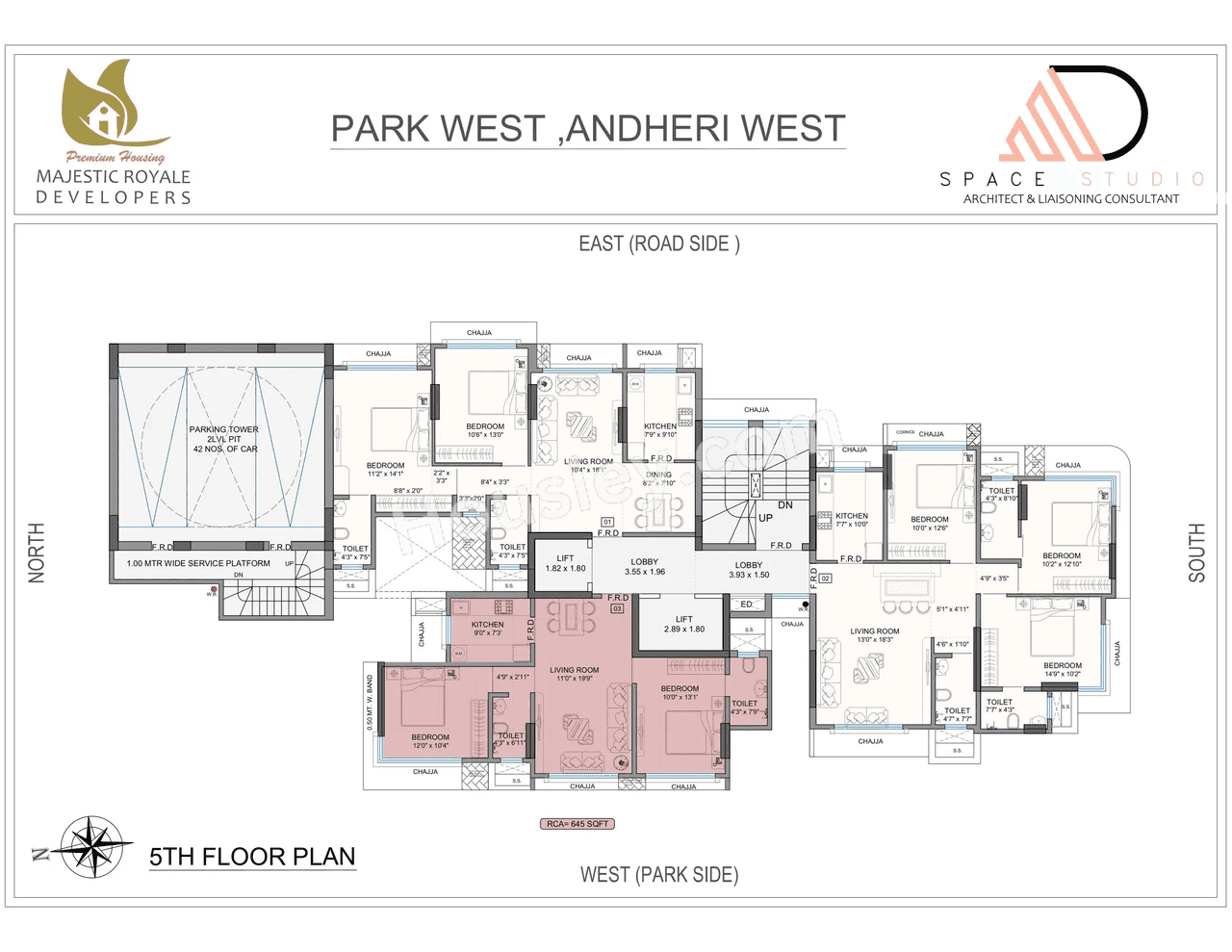 Majestic Park West Floor plan 4