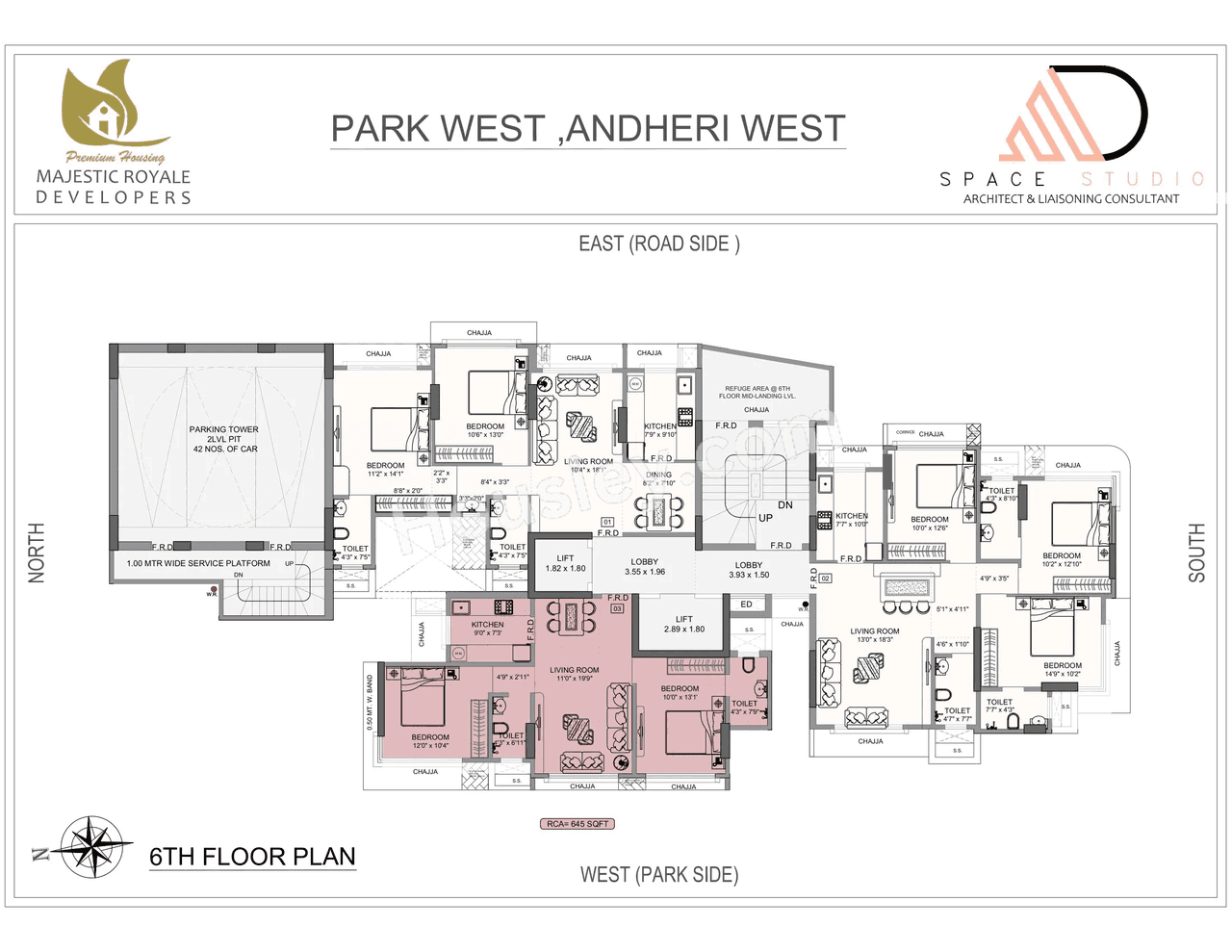 Majestic Park West Floor plan 6