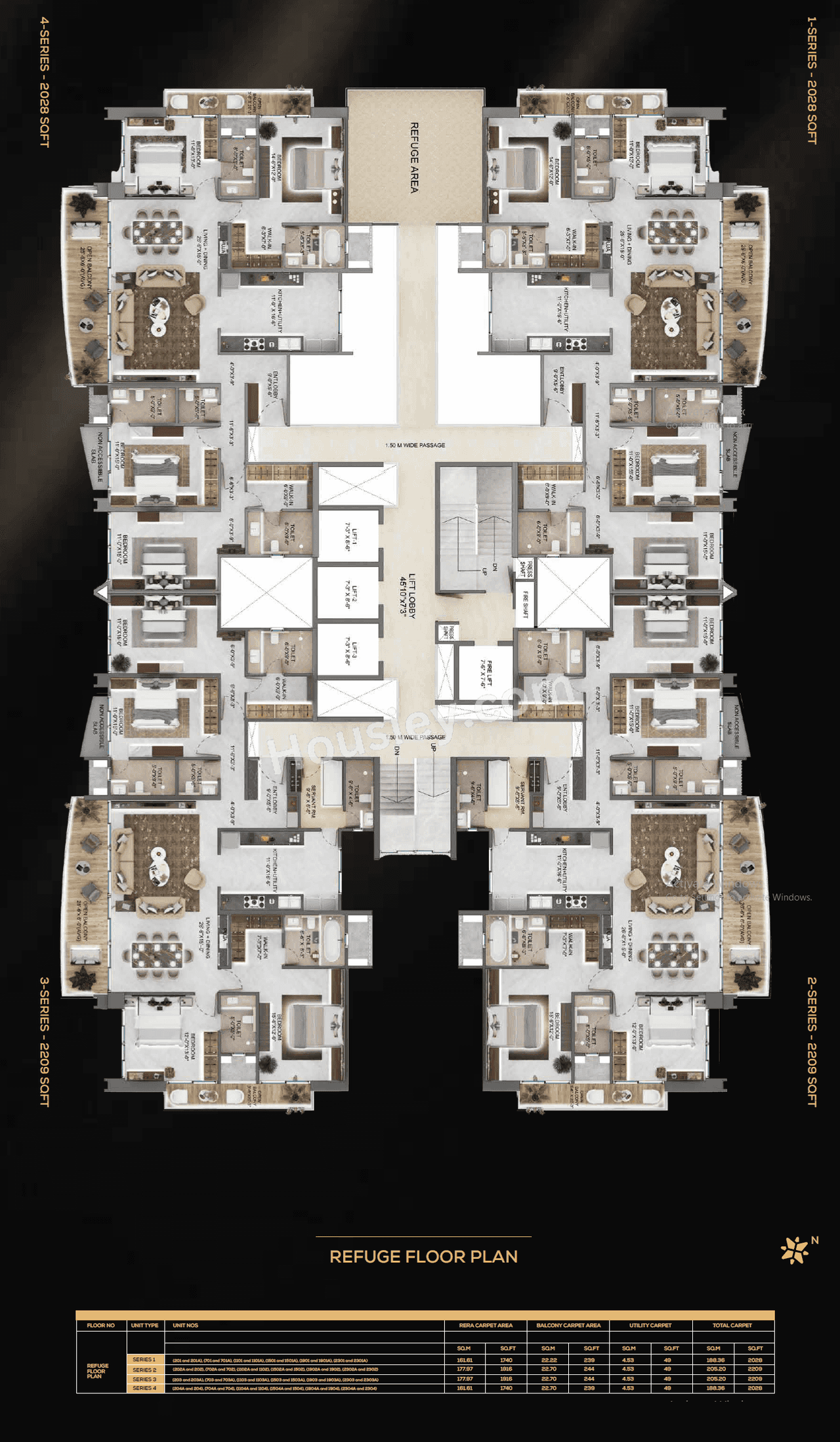 Majestique Elements Floor plan 1
