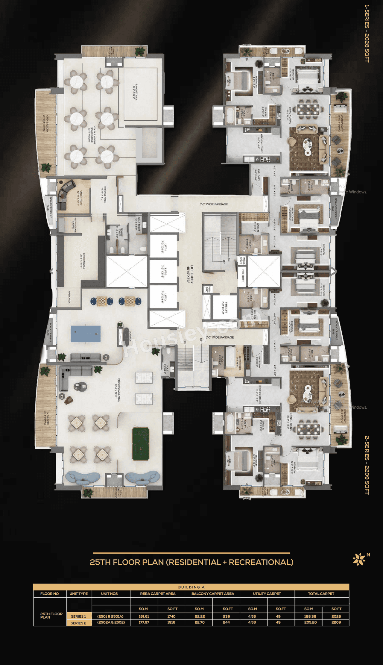 Majestique Exclusive 90 Floor plan 2