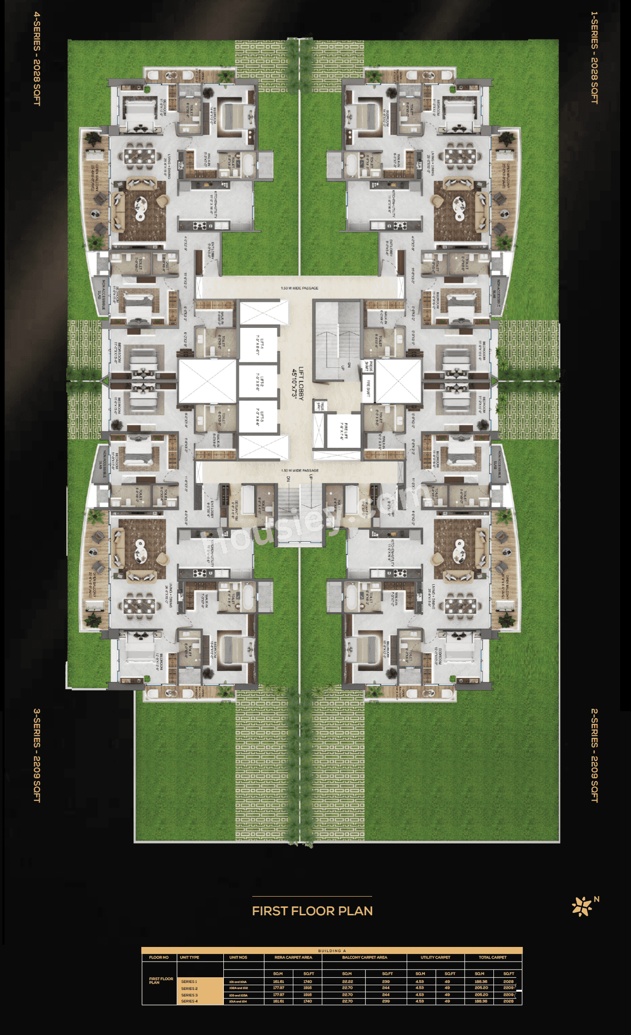 Majestique Exclusive 90 Floor plan 3