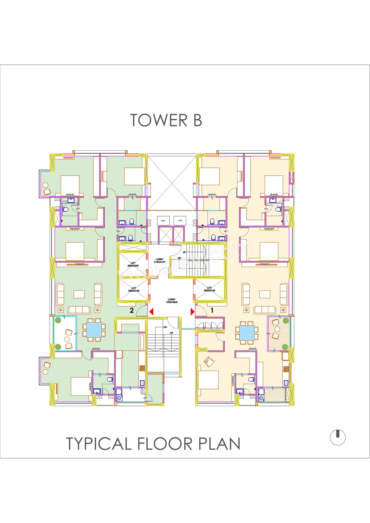 Majestique Krutarth Floor plan 2