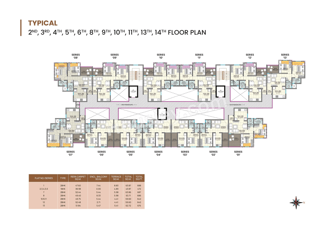Mangalam Mithila Floor plan 3