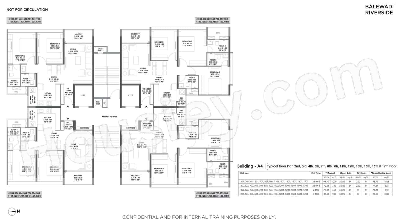 Mantra Balewadi Floor plan 4
